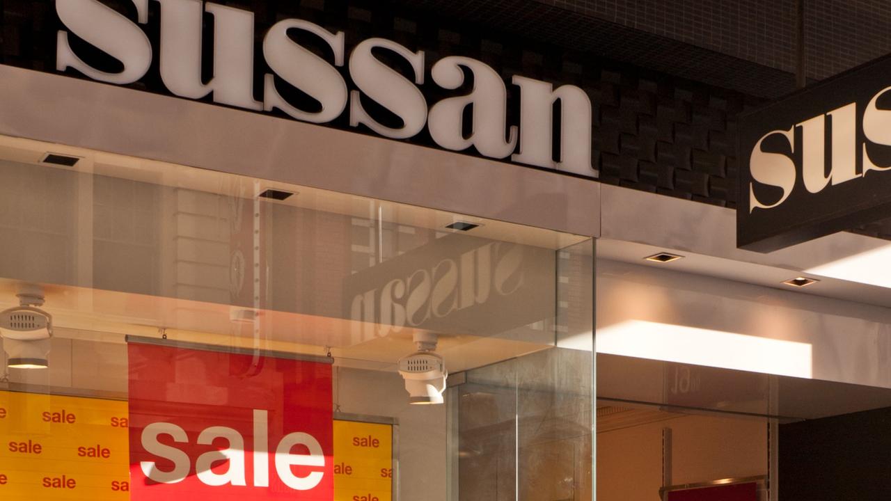 A number of Sussan stores have failed to reopen.