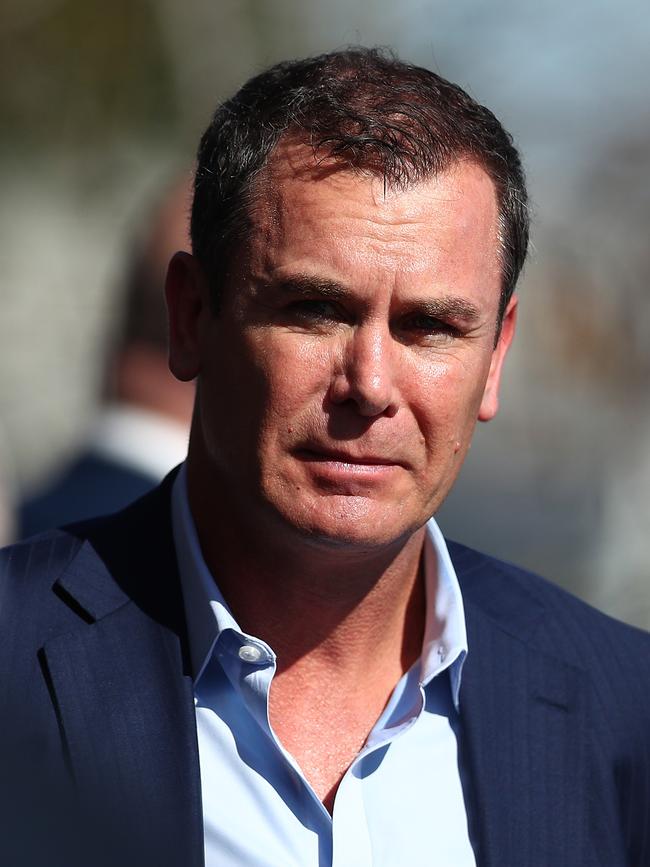 An onlooker said the confrontation involving Carey ‘got a bit ugly’. Picture: Kelly Defina