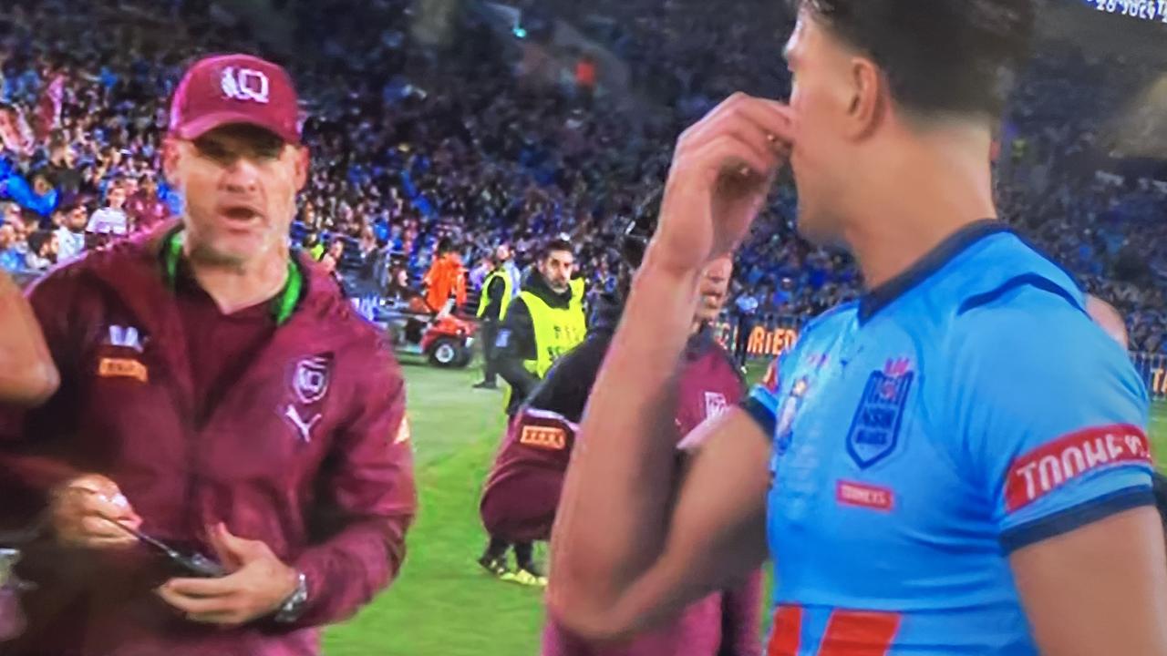 NSW Blues Centre Joseph-Aukuso Suaalii Send Off In Origin Game 1 After ...