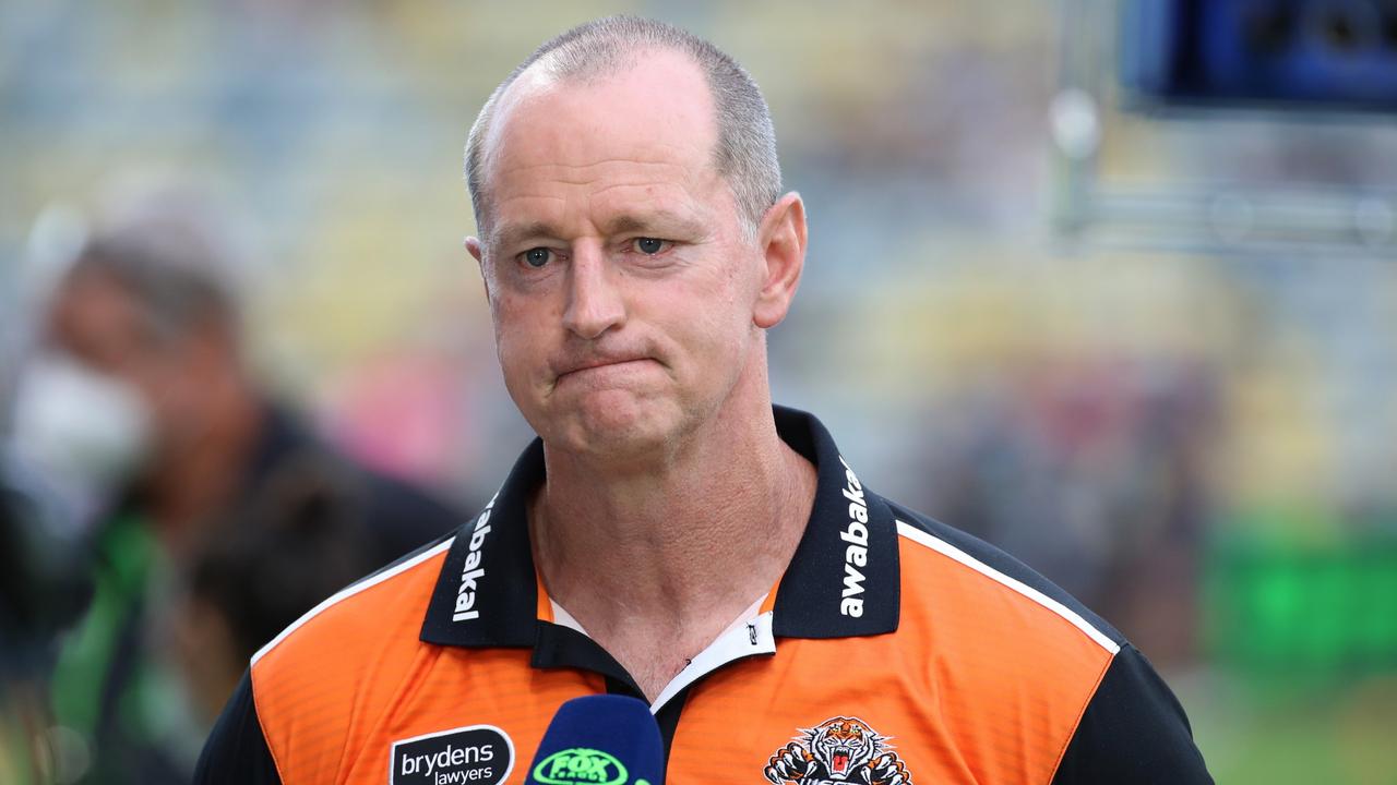 Wests Tigers coach Michael Maguire believes the club is on the right path to success. Picture: NRL Images