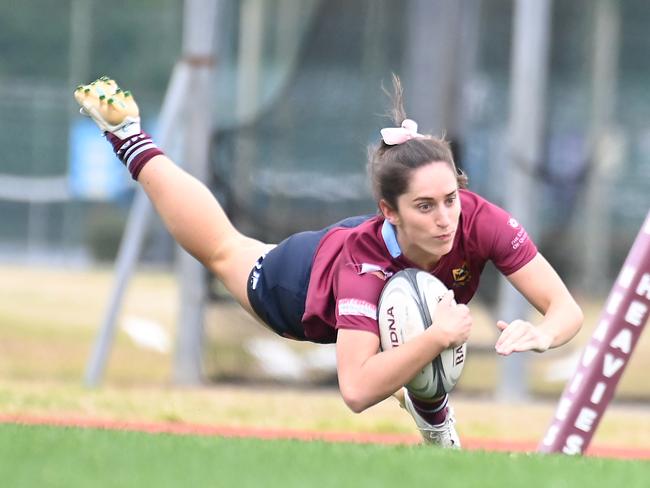 University of Qld v GPS in Womens Saturday June 22, 2024. Picture, John Gass