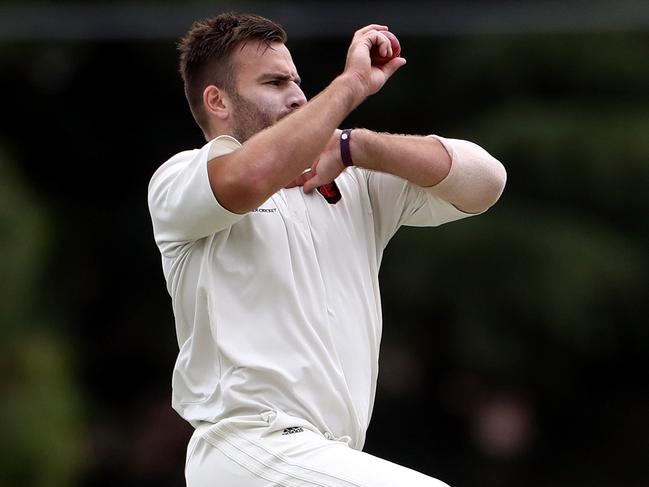 Matt Doric took four wickets on Saturday against Kingston Hawthorn. Picture: Mark Dadswell