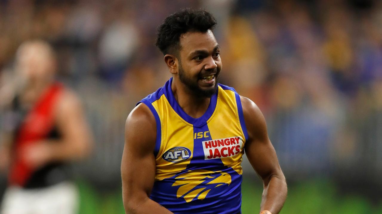 Willie Rioli of the Eagles. Picture: Michael Willson