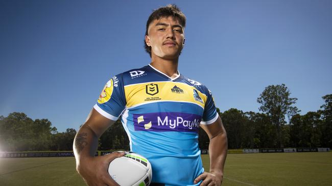 Gold Coast Titans player Klese Haas. Picture: NIGEL HALLETT