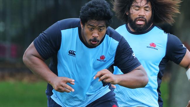 Will Skelton training with the Waratahs in January this year.