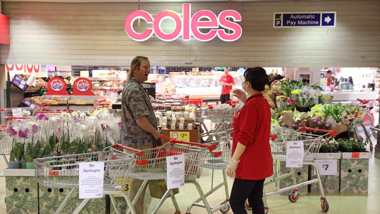 Coles supermarkets across Australia reopen after payment outage