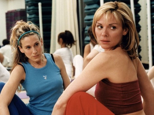 Sarah Jessica Parker and Kim Cattrall in Sex and the City