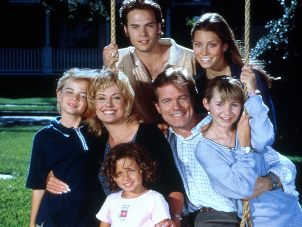 The cast of hit TV series 7th Heaven. Picture: Supplied.