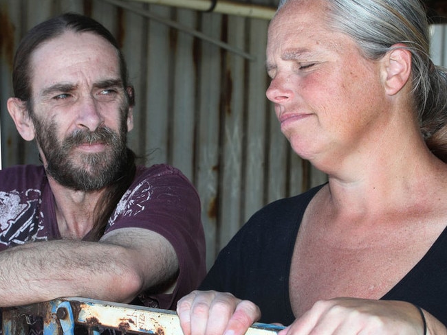 Port Pirie Health service has experienced a few issues at the hospital recently, and a whistleblower is attempting to address some of these. One incident involves Candice Murray, 42, who had a miscarriage at the hospital last year, and was unaware of circumstances surrounding the event, which would be of considerable concern. Pictured at home with partner of 18 years, Shane Roberts,45. 30 October 2023. Picture Dean Martin