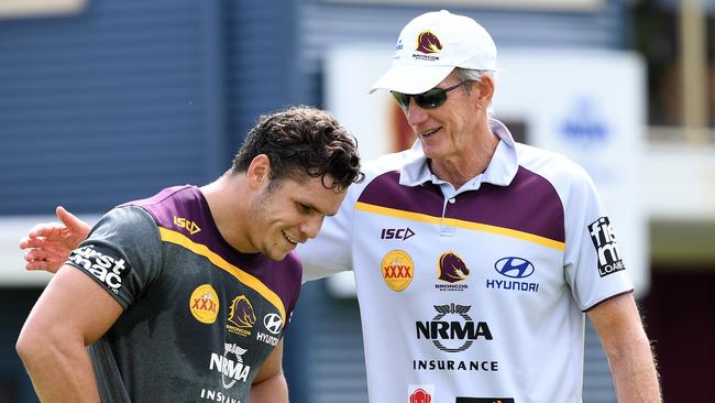 James Roberts’ relationship with Wayne Bennett was one of the main reasons he thrived at Red Hill. Picture: Dave Hunt