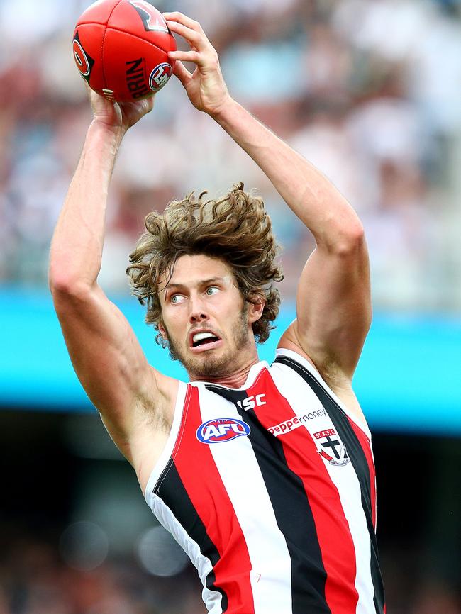 St Kilda’s Tom Hickey was a surprise star.