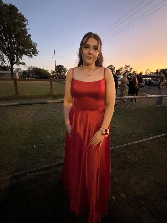 The students from Nanango State School celebrate their formal.