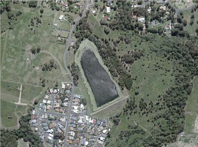 Woolgoolga dam. Picture: CHCC