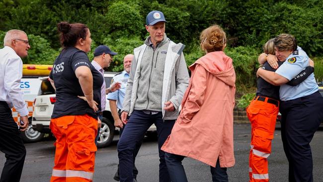 NSW Premier Chris Minns in Lismore on Wednesday before Tropical Cyclone Alfred makes landfall. Picture: Chris Minns/Facebook.