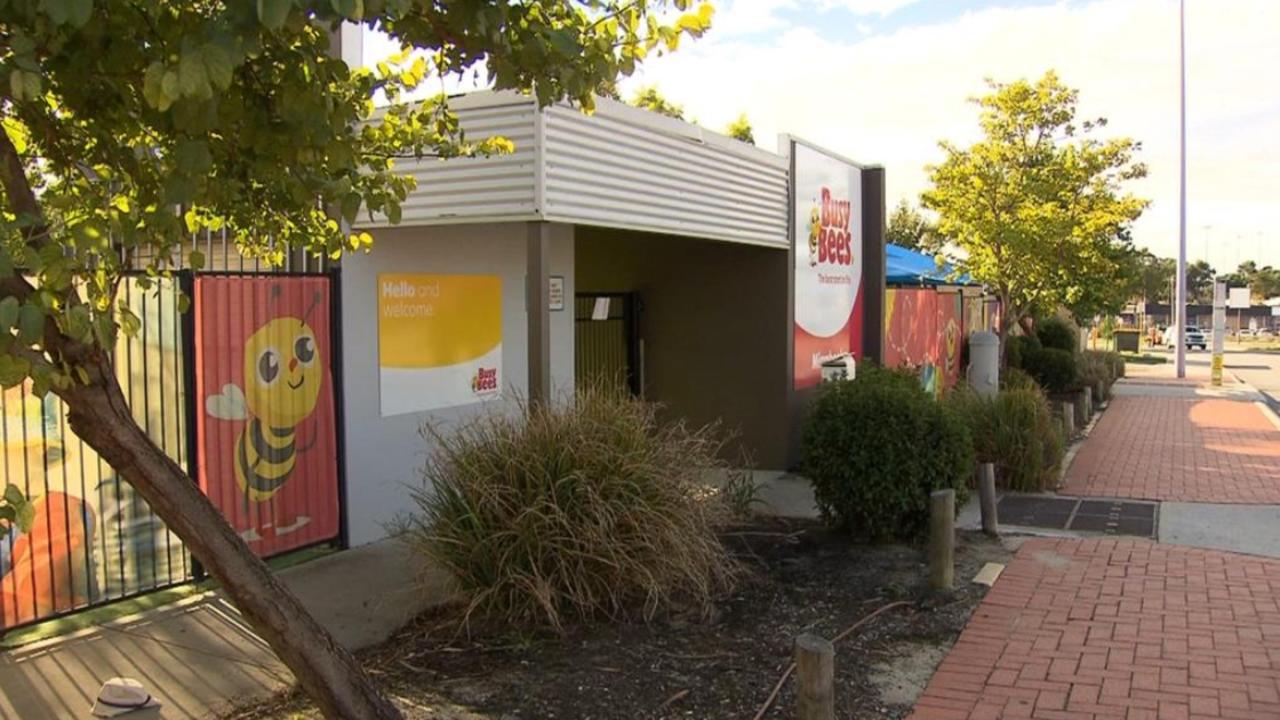 An internal review is ongoing after a child was left unattended at the Busy Bees childcare centre in Mirrabooka. Picture: 7News