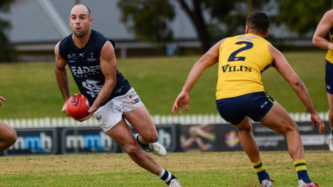 South Adelaide’s Matthew Broadbent has been declared fit for the SA v WA state game. Picture: Brenton Edwards