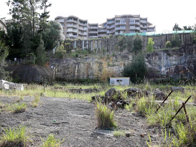 The site before Pinnacle Construction Group took over and started clearing. Picture: Mark Scott