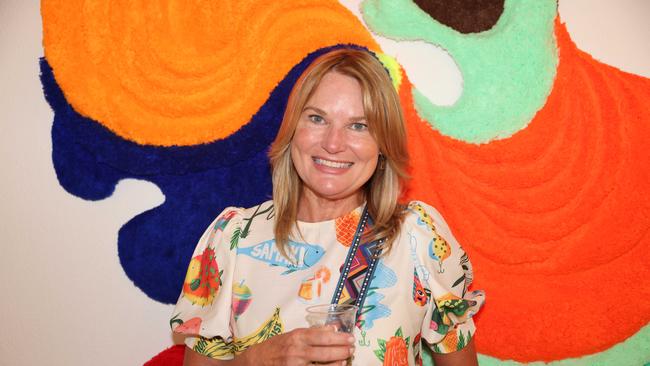 Mandy Spooner at the SWELL Art Prize at Broadbeach Community Space for Gold Coast at Large. Picture, Portia Large.