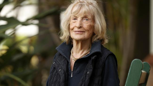 DAILY TELEGRAPH APRIL 13, 2023. Adele Hibbert, 88, is a resident at Wesley Taylor Village in Narrabeen. She is one of two hundred elderly people are to be evicted from three aged care homes in Sydney due to the government's tough new 24/7 nurse requirements. Picture: Jonathan Ng