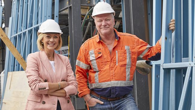 The Block hosts Shelley Craft and Scott Cam. Picture: supplied