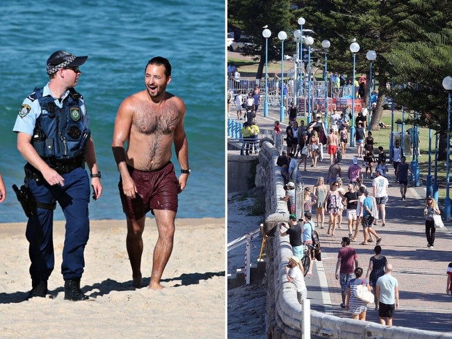 digital art for beaches closed in sydney