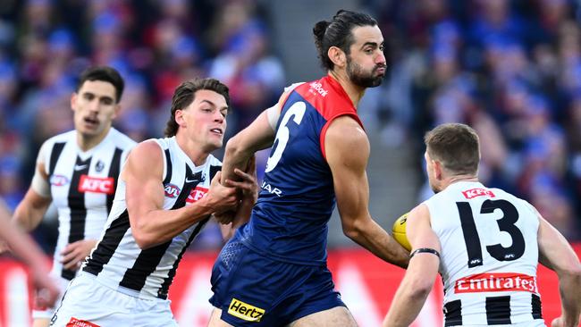 It was Grundy’s first game against the team he didn’t want to leave. (Photo by Quinn Rooney/Getty Images)