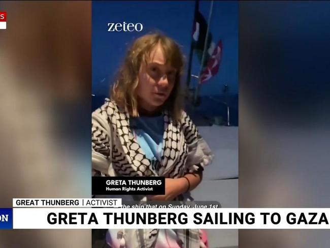 Greta Thunberg plans to sail into Gaza
