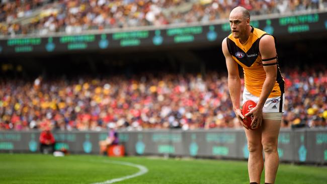 Former Hawthorn skipper Jarryd Roughead was subjected to a cruel social media taunt in relation to his recent cancer battle. Picture: Getty Images