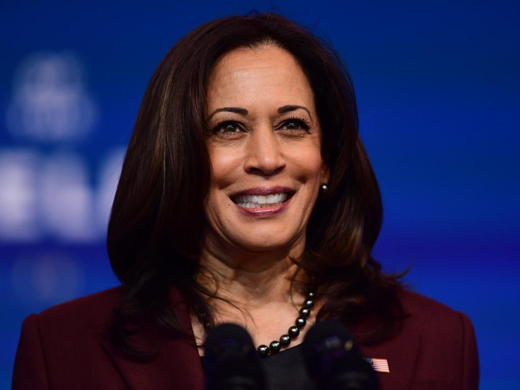 Kamala Harris is set to be sworn in as Vice President. Picture: AFP