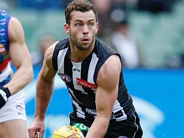 AFL Round 10. Collingwood v Western Bulldogs at the MCG. Jarryd Blair . Pic: Michael Klein