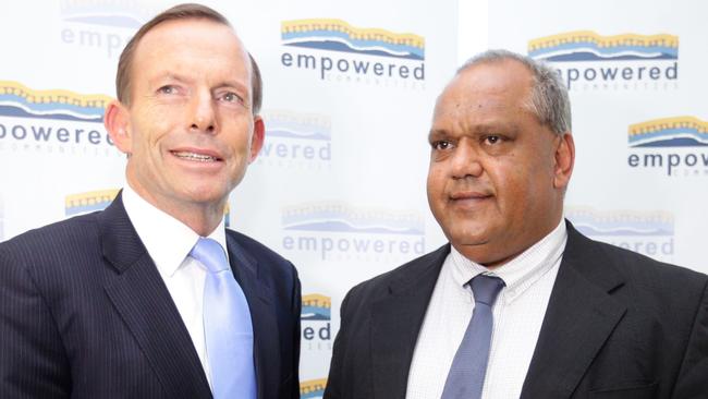 Tony Abbott and Noel Pearson in 2013. Picture: Renee Nowytarger