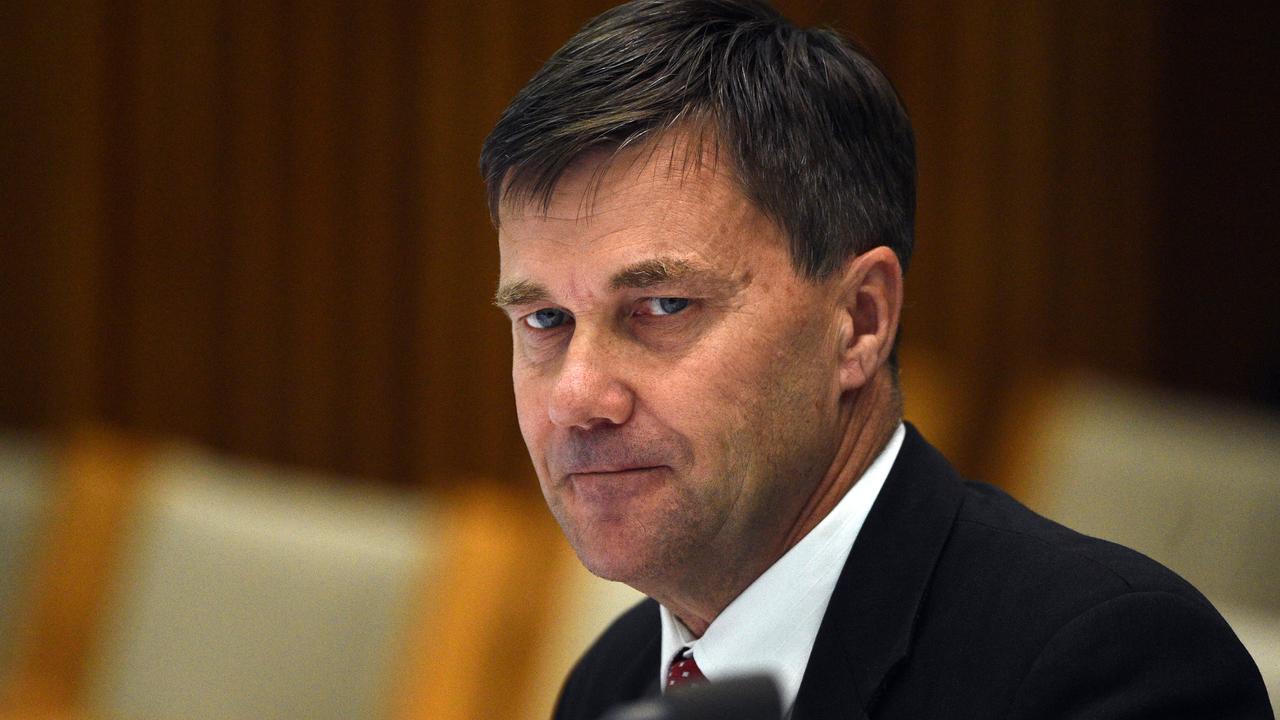 Political strategist Glenn Druery at a Senate Hearing into electoral reform at Parliament House 2016. Picture: AAP Image/Mick Tsikas