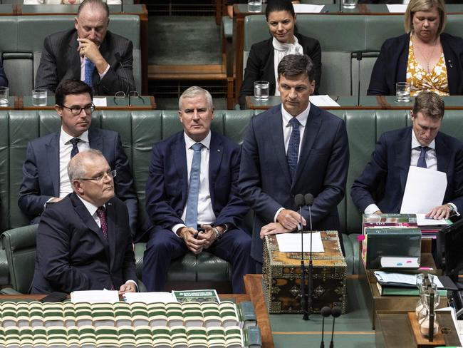 Angus Taylor during Question Time this week. Picture: Gary Ramage