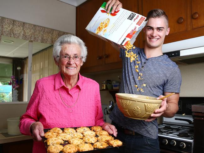 CYCLING - Track cyclist and Olympian Matthew Glaetzer is powered by his grandmother's - Reta's cornflake cookies. Photo Sarah Reed.