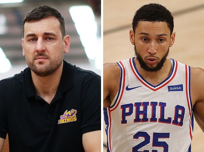 Andrew Bogut labelled Ben Simmons' current situation as "ugly". Picture: Getty Images