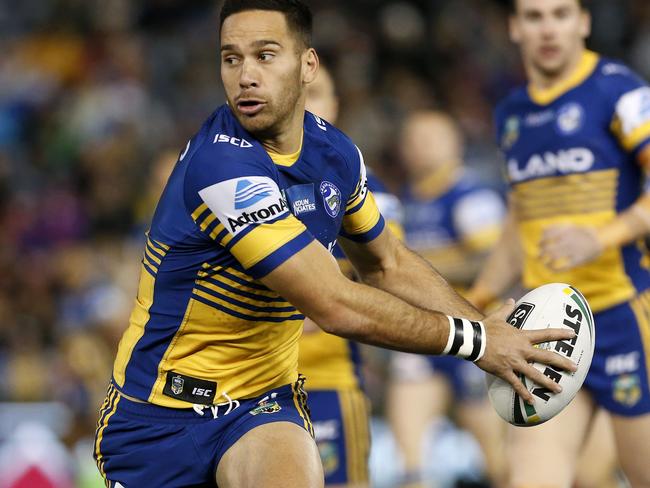 Corey Norman of the Eels during the Round 18 NRL match between the Newcastle Knights and the Parramatta Eels at McDonald Jones Stadium in Newcastle, Friday, July 13, 2018. (AAP Image/Darren Pateman) NO ARCHIVING, EDITORIAL USE ONLY