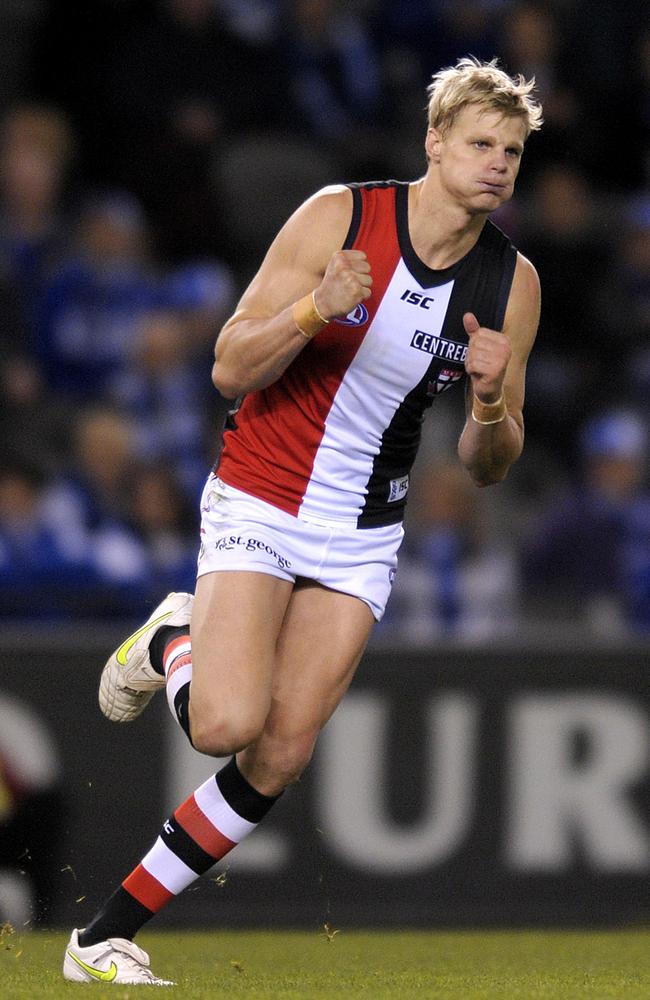 Jobe Shanahan looks up to and models his game on former St Kilda great Nick Riewoldt.