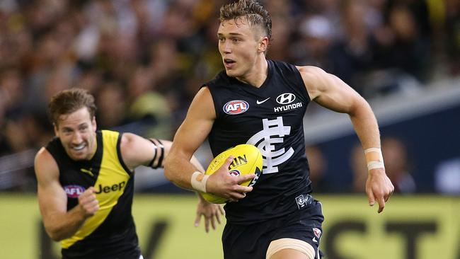 Carlton has more upside than North Melbourne and Fremantle, according to Malthouse. Picture: Michael Klein