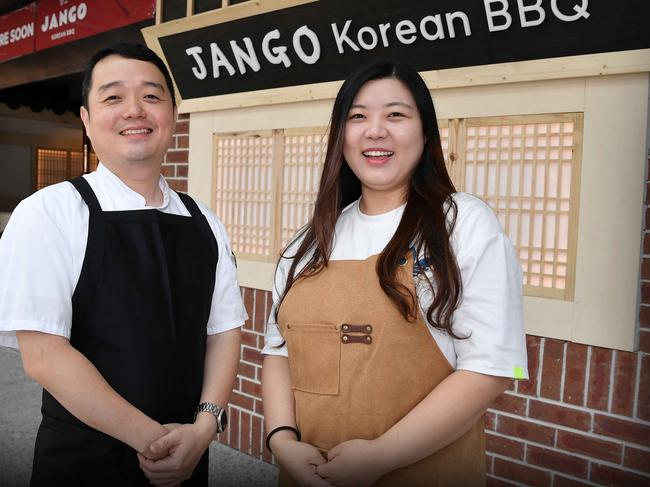 Jango Korean BBQ Restaurant is opening at Kawanan Shopping World. Pictured, Managers, Kihoon Nam and Aram Lee. Patrick Woods.