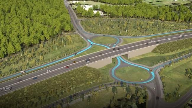 Transport NSW plans for the Jervis Bay flyover.