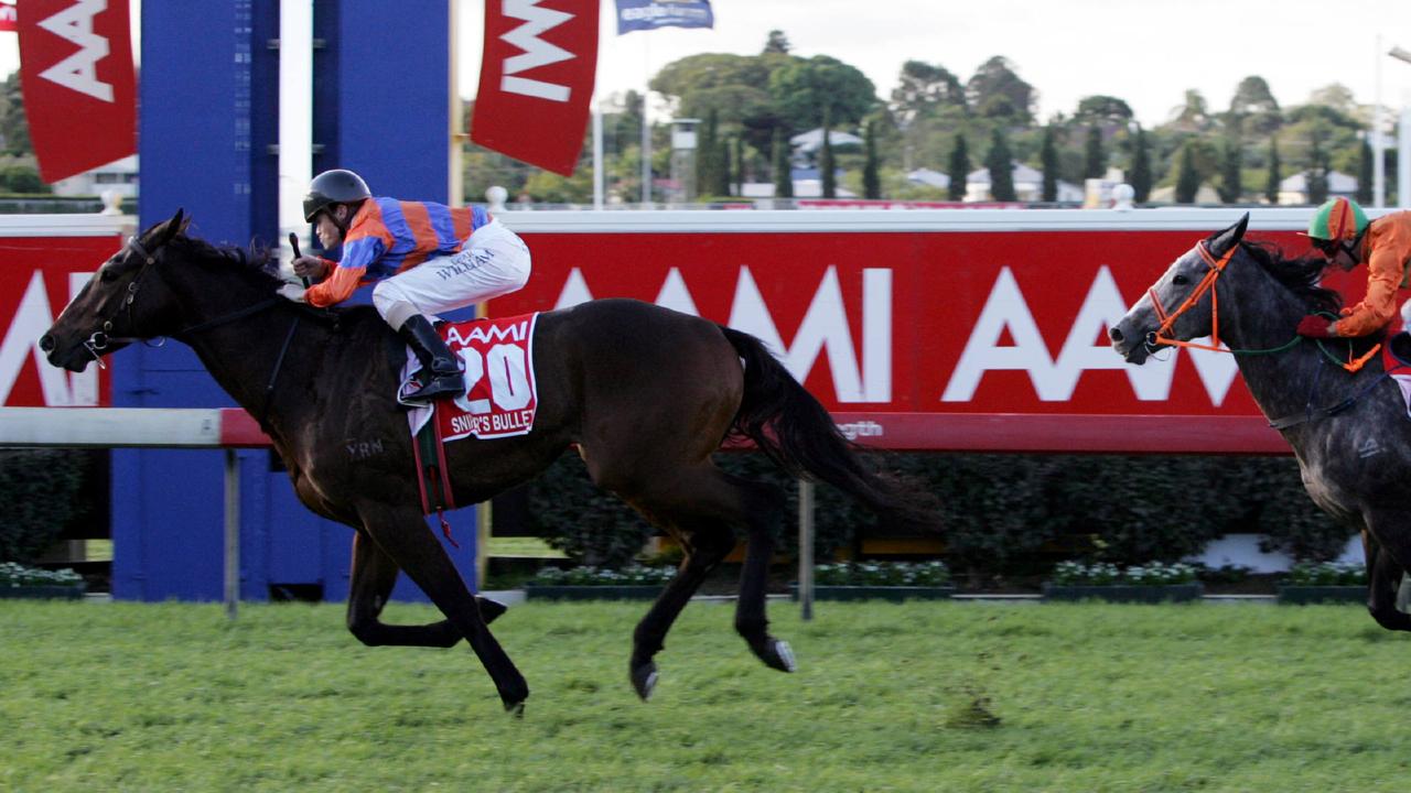 09/06/2007 SPORT: SPORT- BSM - 9.6.2007 - Stradbroke Race Day - Races 6 - Winner No. 20 Sniper's Bullet ridden by Craig Williams - Photo Steve Pohlner - Rep. Bart Pic. Pohlner Steve