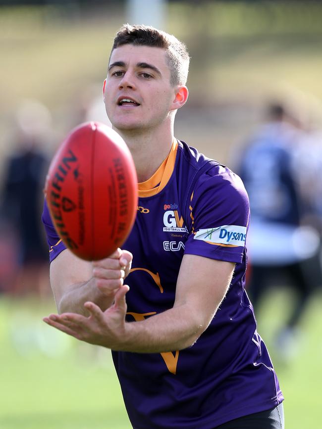 Mick Mattingly is back at Kyabram after playing in the SANFL. Picture: Yuri Kouzmin