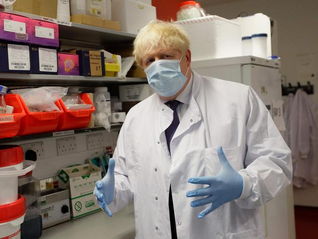 Boris Johnson says COVID hit him hard because he “was too fat”. Picture: AFP