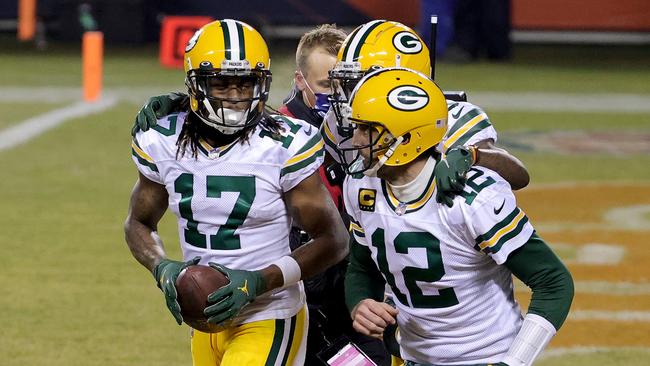 Davante Adams is parting ways with the Green Bay Packers. Jonathan Daniel/Getty Images/AFP