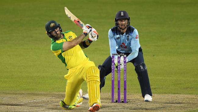 Glenn Maxwell loom as Australia’s key to beating India in the limited overs series. Picture: Stu Forster/Getty Images for ECB