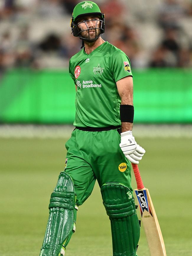 Glenn Maxwell needs to bounce back for the Stars after a last-start duck. Picture: Quinn Rooney/Getty Images