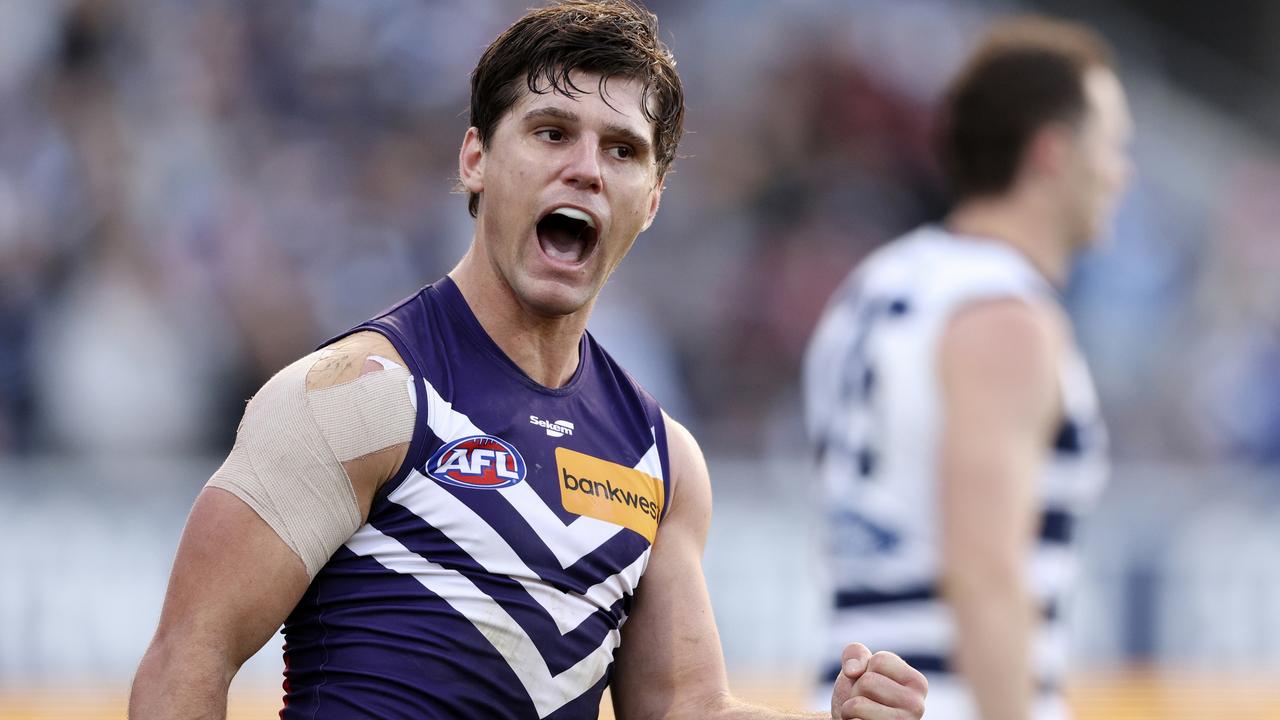 Lachie Schultz has requested a trade from Freo to Collingwood. (Photo by Martin Keep/Getty Images)