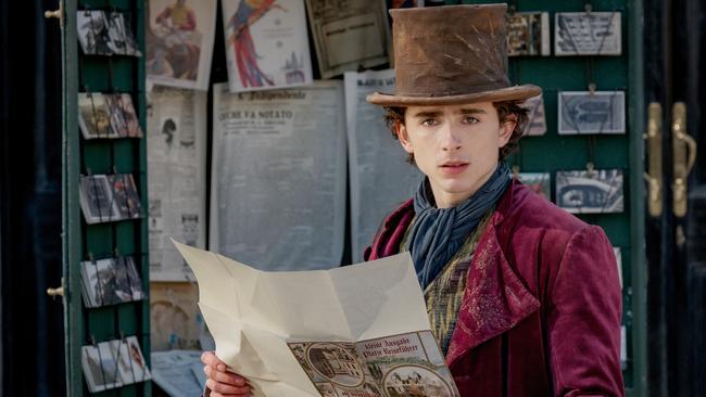 Timothee Chalamet is an absolute delight in the title role of Wonka.