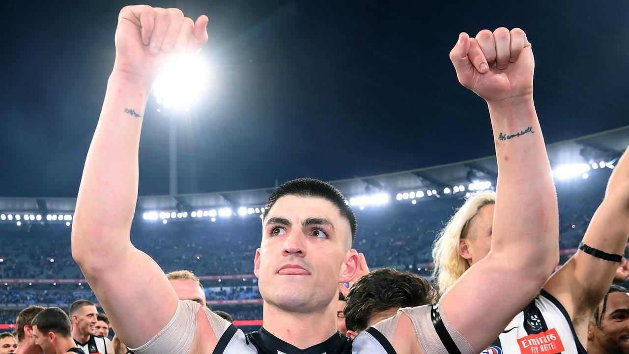 The Pies are now through to their 45th VFL/AFL Grand Final. (Photo by Quinn Rooney/Getty Images)