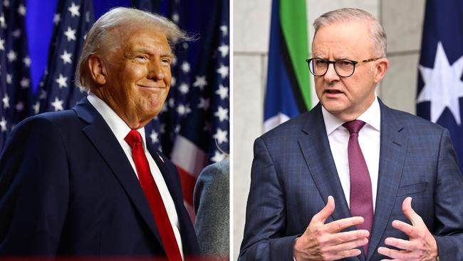 Donald Trump and Anthony Albanese are due to speak on Tuesday.